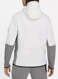 NIKE TECH FLEECE WINDRUNNER HOODIE "BLACK-WHITE"
