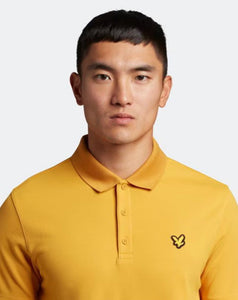 lyle and scott gold tech polo