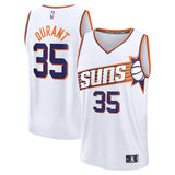 Youth Phoenix Suns Kevin Durant Fanatics White Fast Break Player Jersey