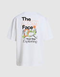 The North Face U sajama oversized ss tee in tnf white/mock orange.