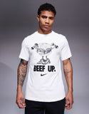 Nike Training Dri-FIT graphic t-shirt in white.
