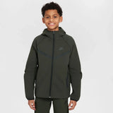 Nike Hoodie Woven Tech Fleece - ['Green']