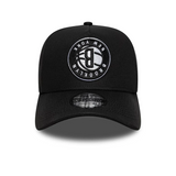 Brooklyn Nets NBA Black 9FORTY A-Frame Adjustable Cap