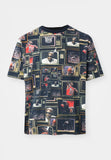 Jordan CREW - Print T-shirt - black/sail