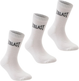 Everlast Mens 3 Pack Crew Socks in White