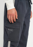 BAGGY TRACK PANT - Cargo trousers - dark blue