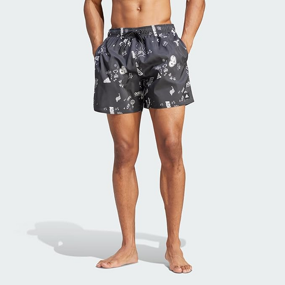 adidas Brand Love CLX swim shorts