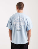 Nike Solo Swoosh graphic back print t-shirt in light blue.