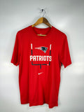 New England Patriots Nike Logo Name Colorblock T-Shirt -