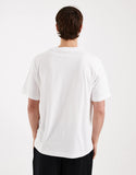 Jack & Jones oversized t-shirt with front scenic print in white.