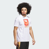 BASKETBALL IS HAPPINESS GRAPHIC TEE