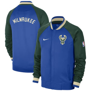 NIKE DRI-FIT NBA MILWAUKEE BUCKS SHOWTIME CITY EDITION JACKET