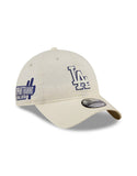 New Era LA Dodgers 9twenty logo cap with side patch in white