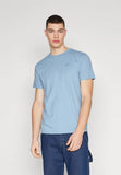 Hollister ICON CREW T-SHIRT - Basic T-shirt - LT BLUE