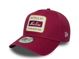 New Era Washed Patch Cherry 9Forty A Frame Snapback Cap