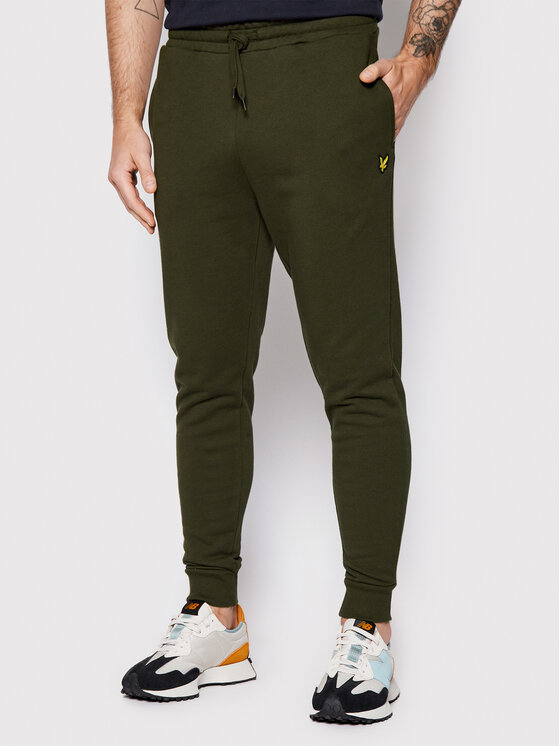 Lyle Scott Green Skinny Fit Tracksuit Bottoms