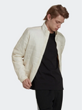 adidas Beige Standard Fit Padded Stand Collar Transition