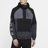 Men's NikeAs Nsw Swoosh Jkt Wvn Nfs Casual Sports Woven Jacket Autumn BlackMEN'S