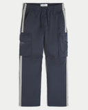 BAGGY TRACK PANT - Cargo trousers - dark blue
