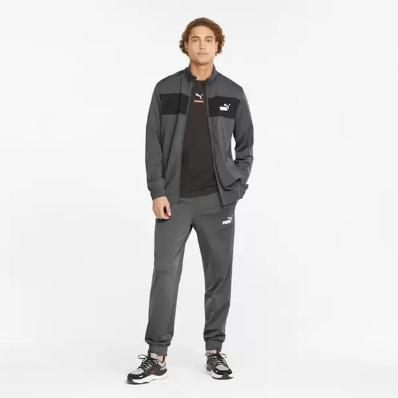 Puma Mens Track Suit (GRAY/BLACK)