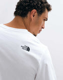 The North Face Mountain logo relaxed t-shirt in white.