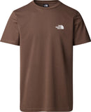 The North Face Men's Simple Dome T-Shirt Smokey Brown