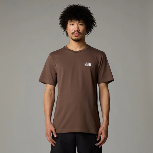 The North Face Men's Simple Dome T-Shirt Smokey Brown