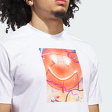 BASKETBALL IS HAPPINESS GRAPHIC TEE