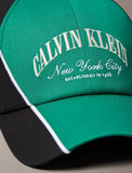 Calvin Klein graphic cap in dark green & black