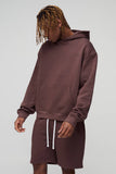 Tall Oversized Boxy Ofcl Man Short Hooded Tracksuit