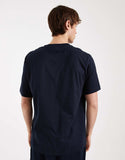 Jack & Jones oversized t-shirt with front scenic print in navy.