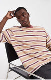 Pink cropped oversized T-shirt