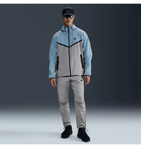 Nike Tech Woven Pants 'Light Grey/Black