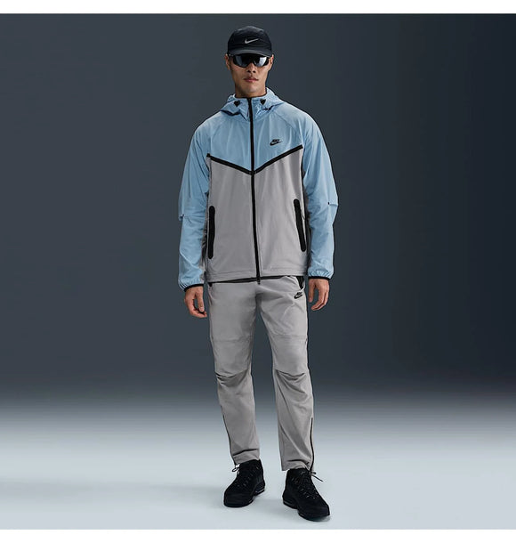 Nike Tech Woven Pants 'Light Grey/Black