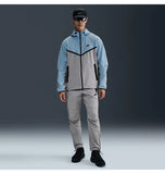 Nike Tech Woven Pants 'Light Grey/Black