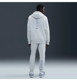 Men's M NSW CS HOODY FLC BB White Zip-Up Hoodie