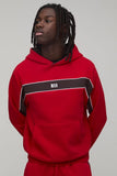 Boxy Man Sport Panelled Hooded Tracksuit