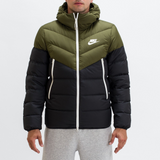 Nike Down D Hooded Jacket In Green