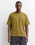 ASOS DESIGN - Oversized T-shirt met grafische eilandprint in olijfgroen.