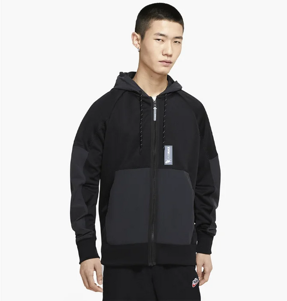 Men's Nike Air Max Grid Full Zip Hoodie Black