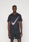 TEE - Sports T-shirt - black/white