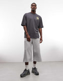 The North Face Sun backprint oversized t-shirt in grey.