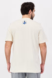 Men Sportswear Fit Short Sleeve Outdoor T-Shirt, Beige