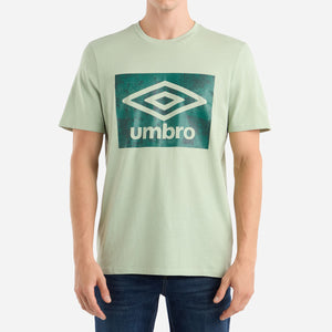 Umbro Mens Active Style Small Logo Taped Tee
