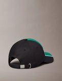 Calvin Klein graphic cap in dark green & black