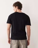 Jack & Jones oversized t-shirt with front logo in black.