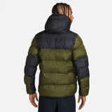 NIKE WINTER JACKET DOWN NSW STORM-FIT WINDRUNNER - ROUGH GREEN/BLACK