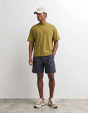 ASOS DESIGN - Oversized T-shirt met grafische eilandprint in olijfgroen.
