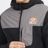 Mens Drago Hooded Fleece Jacket Black