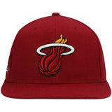 CAP Men's Miami Heat Mitchell & Ness Black Hardwood Classics l NBA